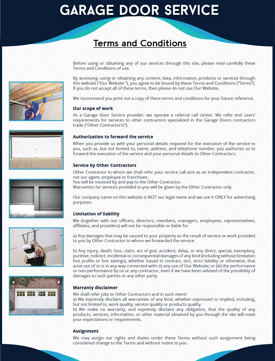 Garage Door Service Repair Pleasant View, TN 615-625-5602